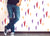 Geometric Grass Wall Decals