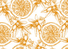 Orange Oasis Wallpaper