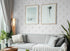 White Floral Sprig Wallpaper