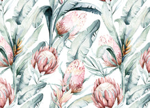 Scarlet Blossom Trails Wallpaper