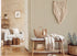 Beige Neutral Stripe Wallpaper