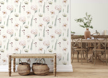 Trio of Blooms Wallpaper