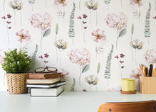Trio of Blooms Wallpaper