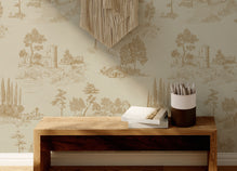 Vintage European Country Wallpaper