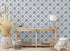 Blue Vintage Garden Sketch Wallpaper