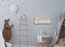 Baby name wall sign