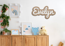 Baby name wall sign