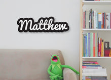 Baby name wall sign