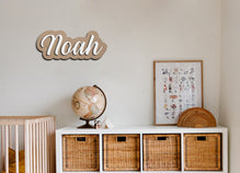Kids name wall sign