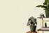 Green Woven Linen Texture Wallpaper