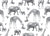 Charcoal Safari Wallpaper