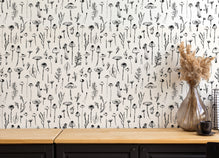 Vintage Mushrooms Wallpaper