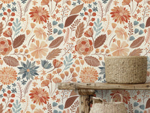 Vibrant Floral Wallpaper