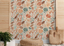 Vibrant Floral Wallpaper