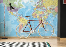 World Map Wall Mural