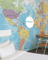 World Map Wall Mural