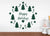 Happy Holidays and Merry Merry Christmas Removable Wall Decal Set